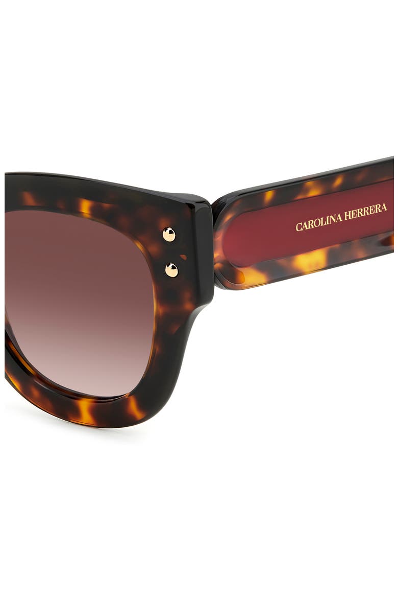 HER 0222/S 47mm Gradient Square Sunglasses, Alternate, color, 0O63-HA
