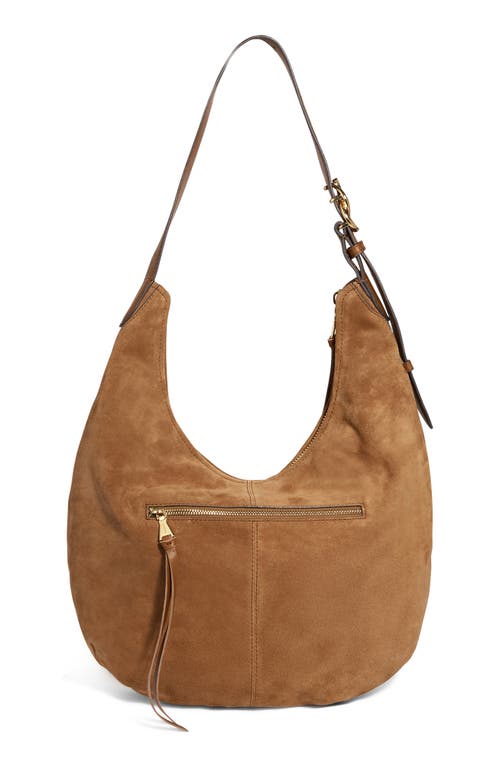 Aimee Kestenberg Large Unity Suede Hobo Bag In Brown