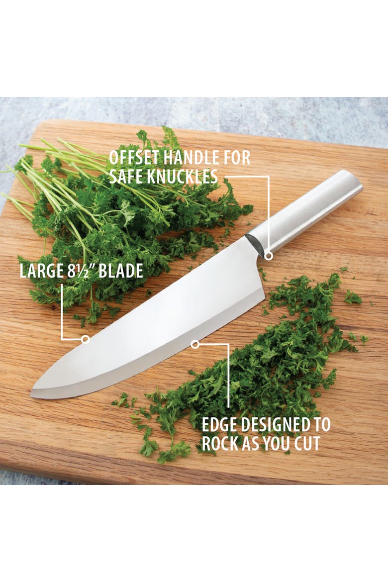 Cutlery 8.5-Inch French Chef Knife Straight Stainless Steel Blade, Alternate, color, Silver