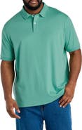 Harbor Bay by DXL Big & Tall Interlock Polo Shirt