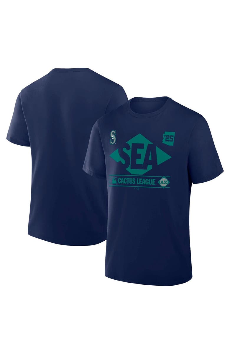 FANATICS Men's Fanatics Navy Seattle Mariners 2025 Spring Training Cactus League True Icon T-Shirt, Alternate, color, Navy