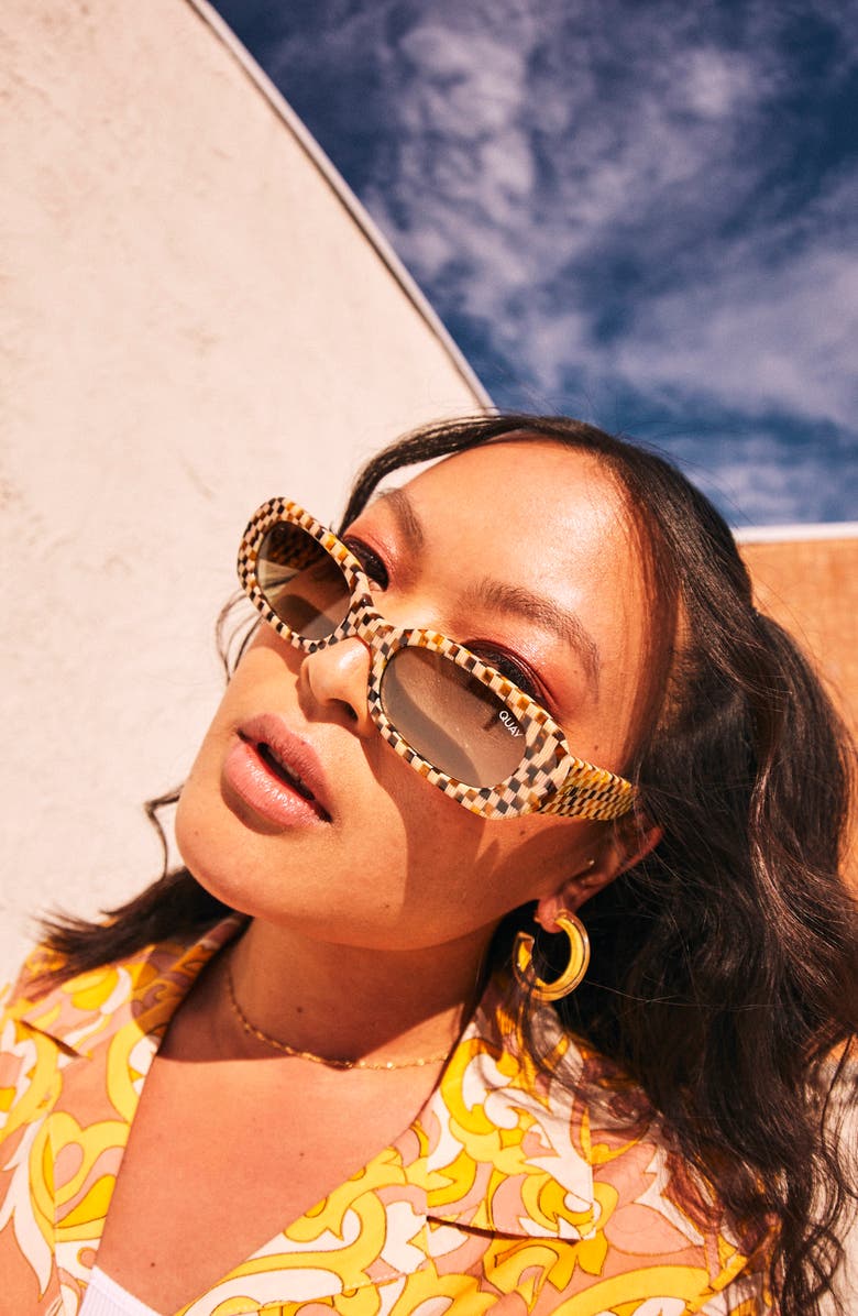 Quay Australia So Serious Sunglasses QUAY Australia x Paris So Serious 38mm Round Sunglasses  main image 3