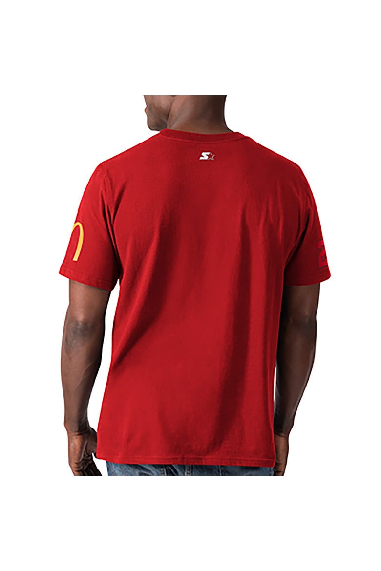 Men's Starter Red Bubba Wallace Special Teams T-Shirt, Alternate, color, Red