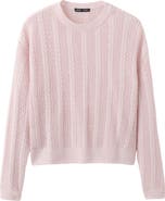 MANGO Lace Pattern Sweater