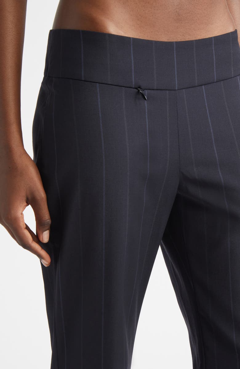Paloma Wool Saba Pinstripe Low Waist Straight Leg Pants, Alternate, color, Blue