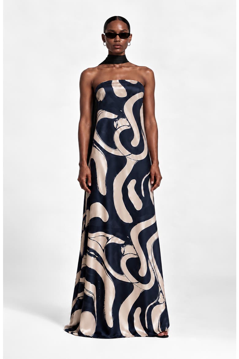Tubi Zima Noir Dress, Alternate, color, Zima Noir