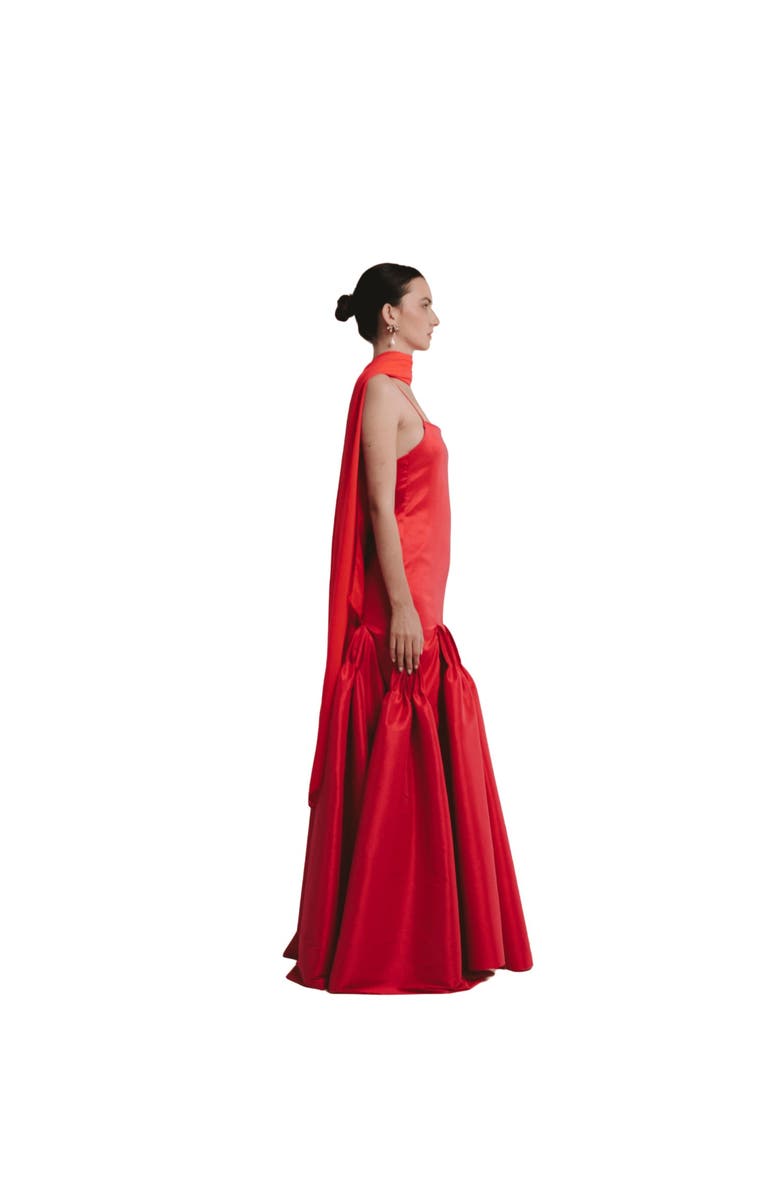 SEZ Triana Dress, Alternate, color, Scarllet