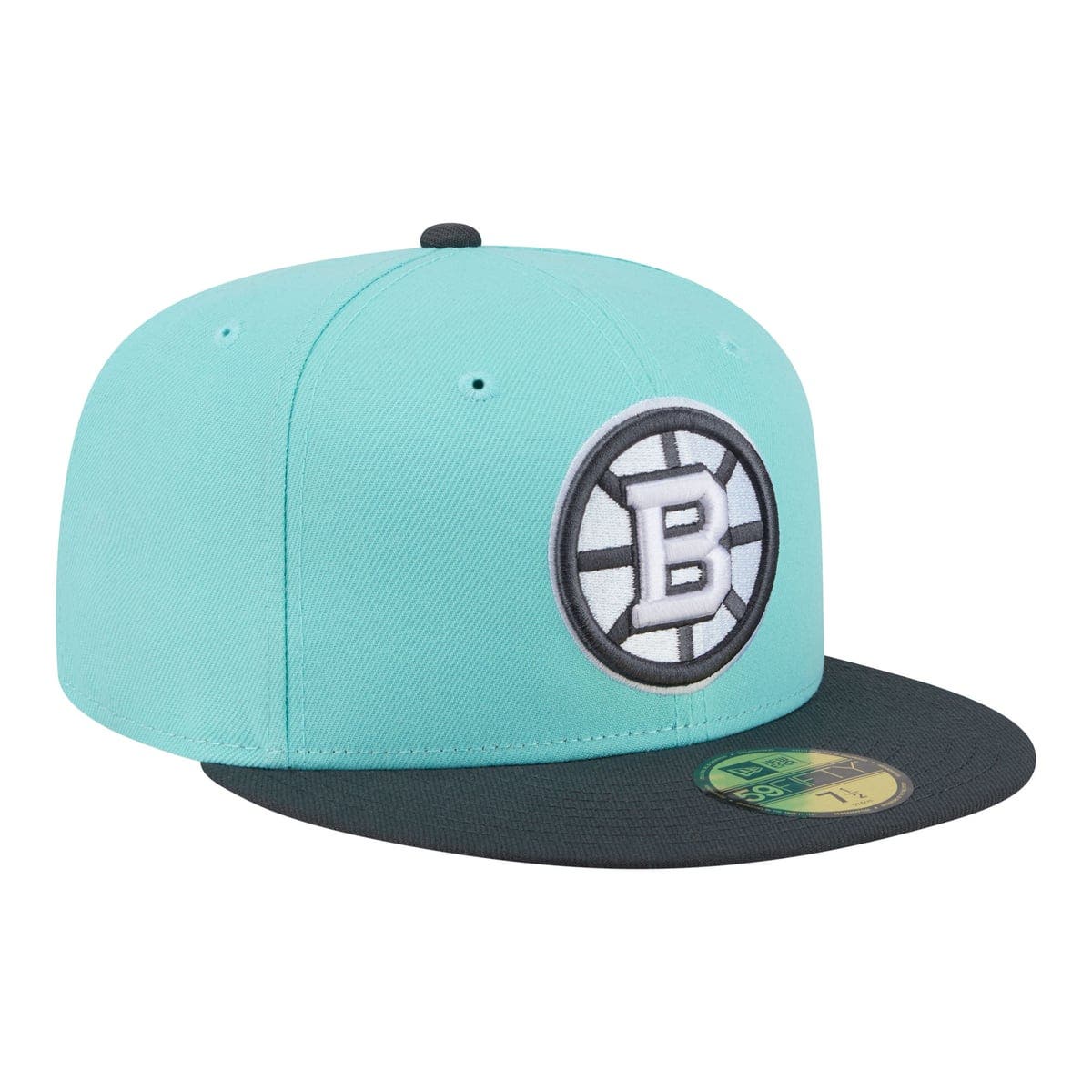 New Era Men's New Era Turquoise/Charcoal Boston Bruins Two-Tone Color ...