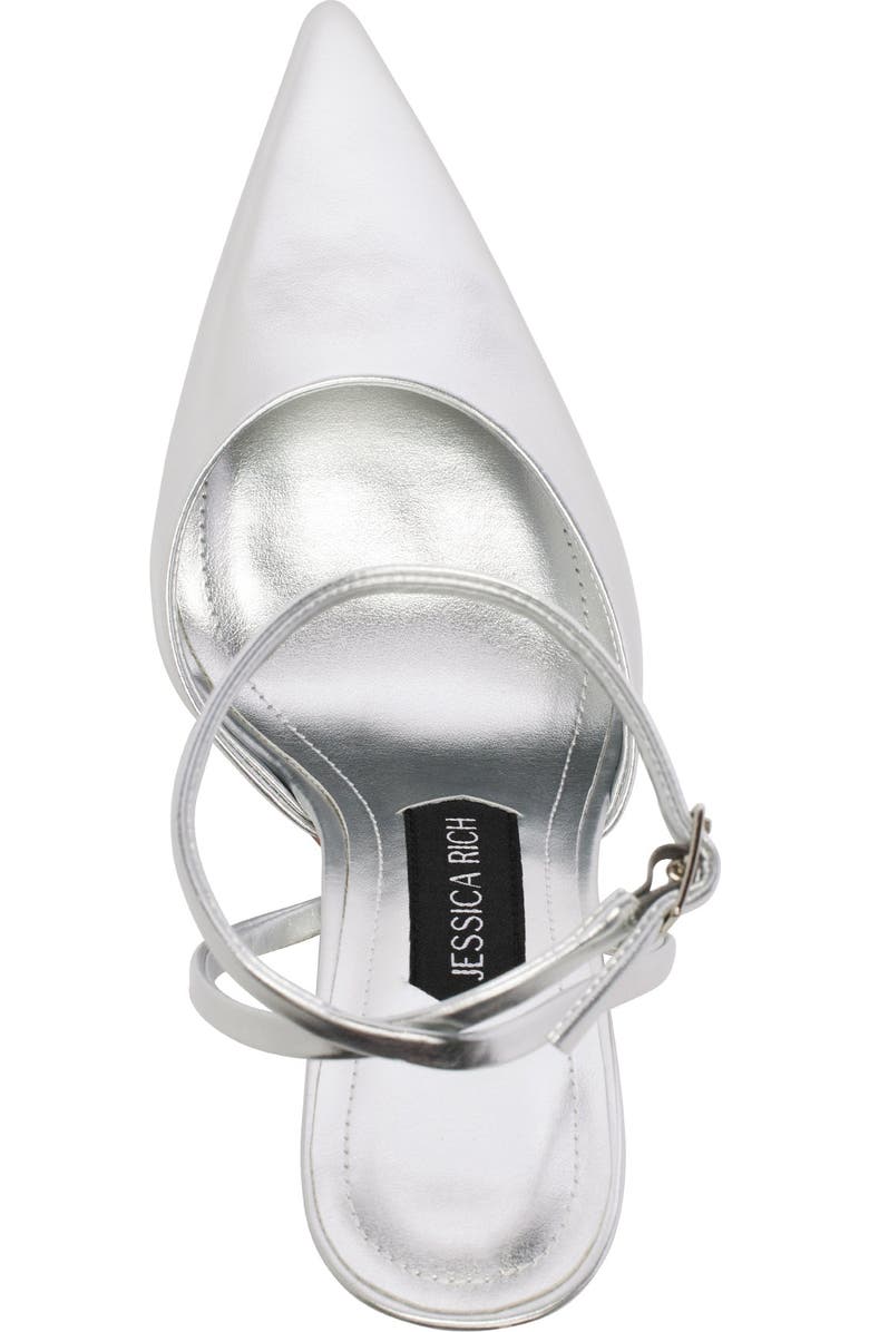 JESSICA RICH This iconic line of must-have heels blends elegance with modern flair, offering the perfect statement piece for any wardrobe. One of the most unique designs in this collection is The Lisa Sandal. This shoe is equal parts cozy and classy with its terry cloth fabric and monochromatic diamanté chain embellishments., Alternate, color, Noir