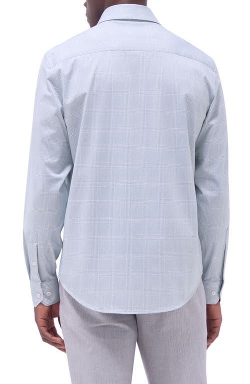 Bugatchi Jimmy Ooohcotton® Print Button-up Shirt In Mint