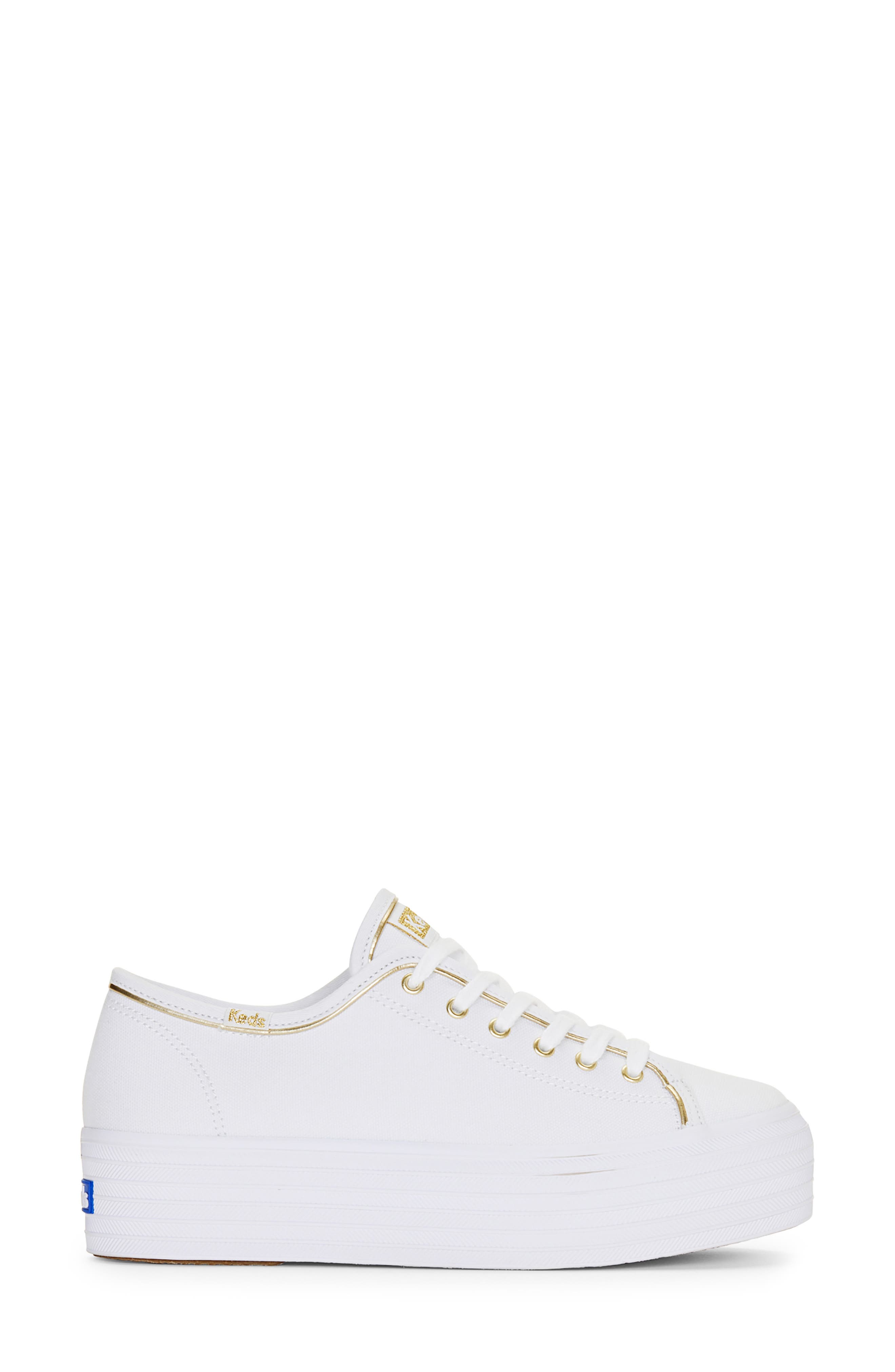 Keds<sup
®</sup
 Triple Up Piped Platform Sneaker, Alternate, color, 