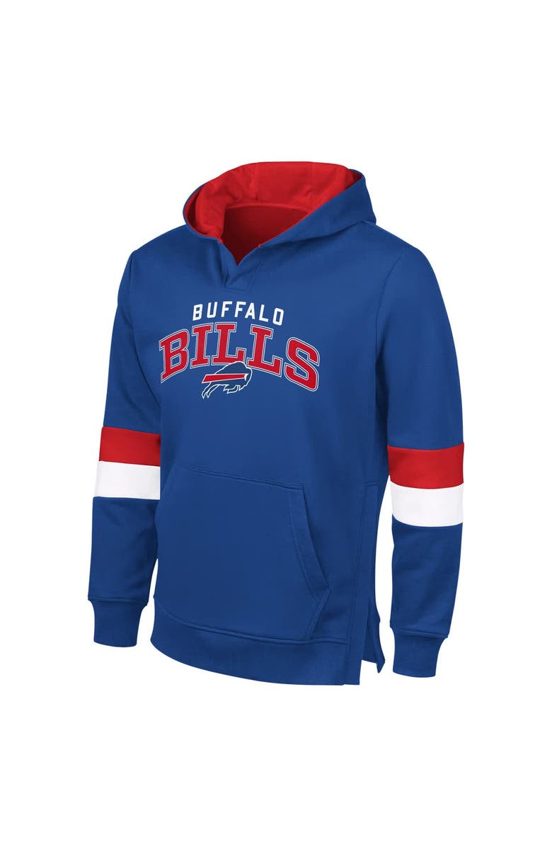 G-III SPORTS BY CARL BANKS Men's G-III Sports by Carl Banks Royal/Red Buffalo Bills Adaptive Faceoff Pullover Hoodie, Alternate, color, 