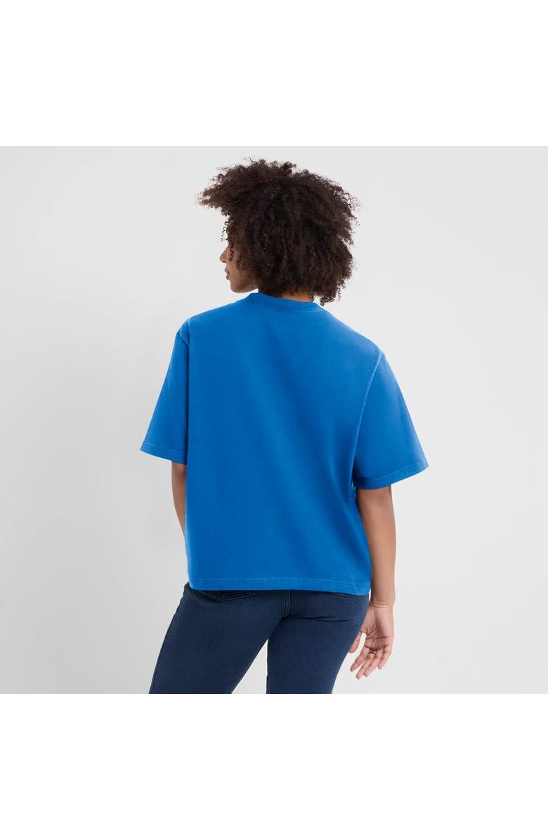 Nike Women's Nike Blue Detroit Lions Essential Script Relaxed Boxy T-Shirt, Alternate, color, Blue