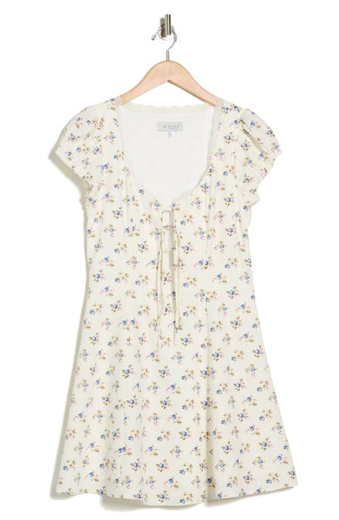 Linen Blend Minidress