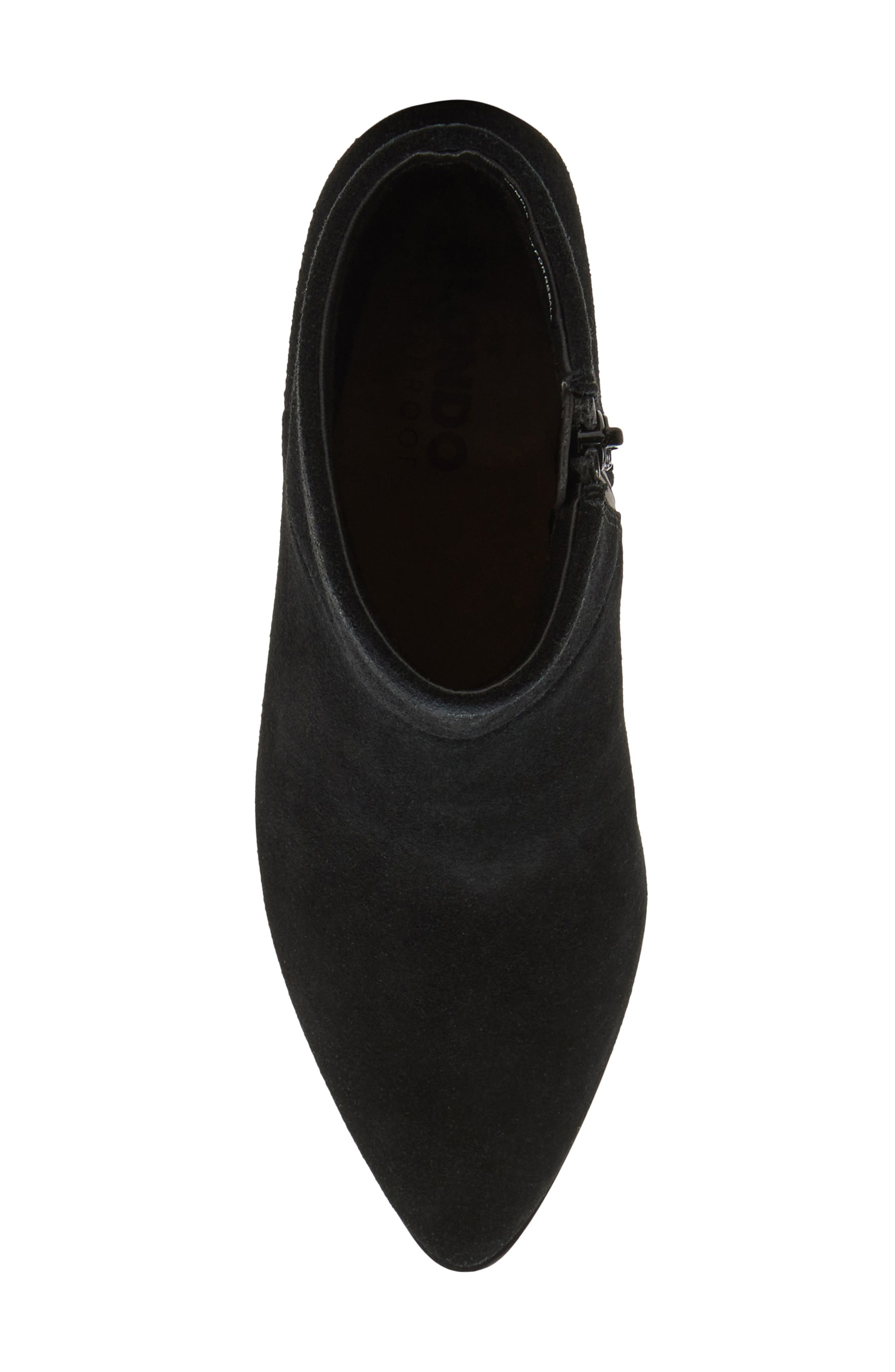 Blondo Amy Waterproof Ankle Bootie, Alternate, color, Black Suede