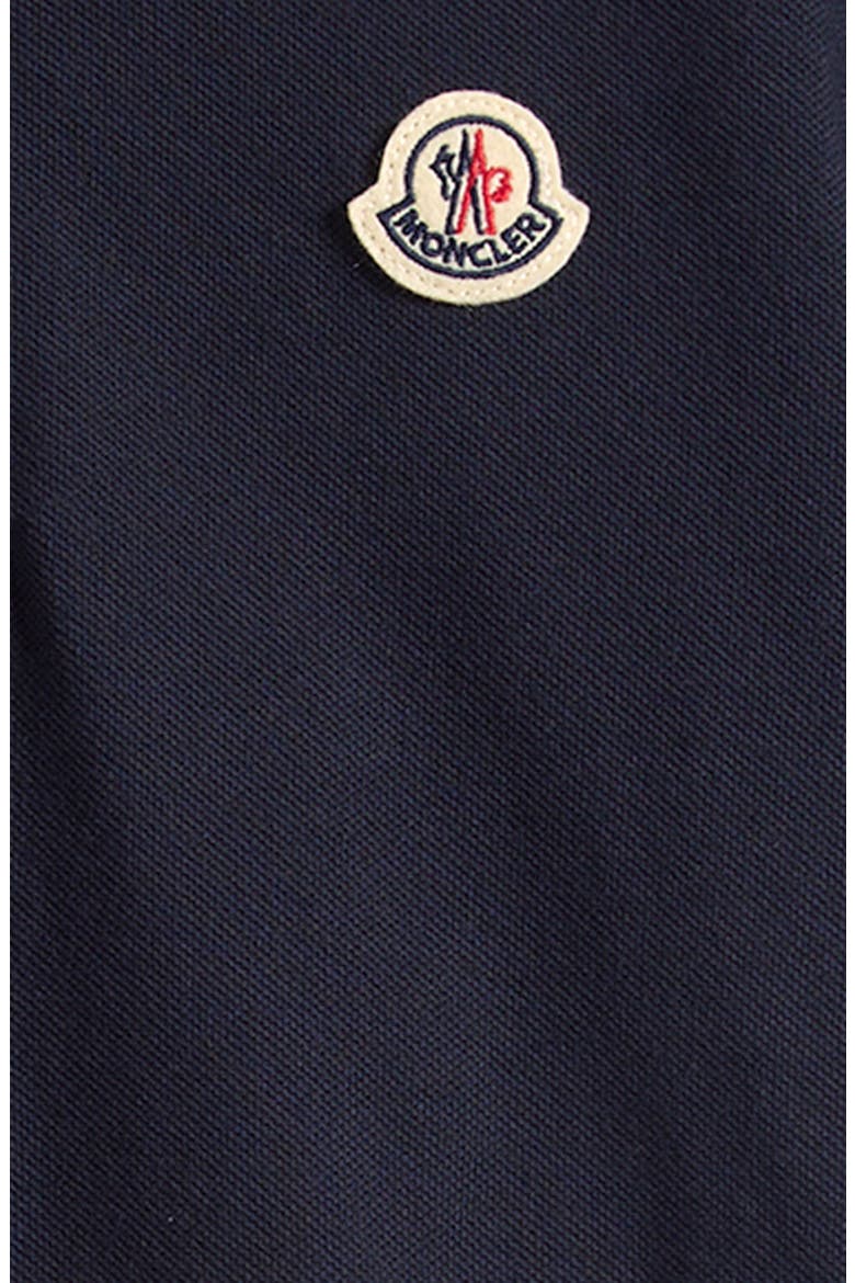 Kids' Tipped Cotton Piqué Polo, Alternate, color, NAVY BLUE