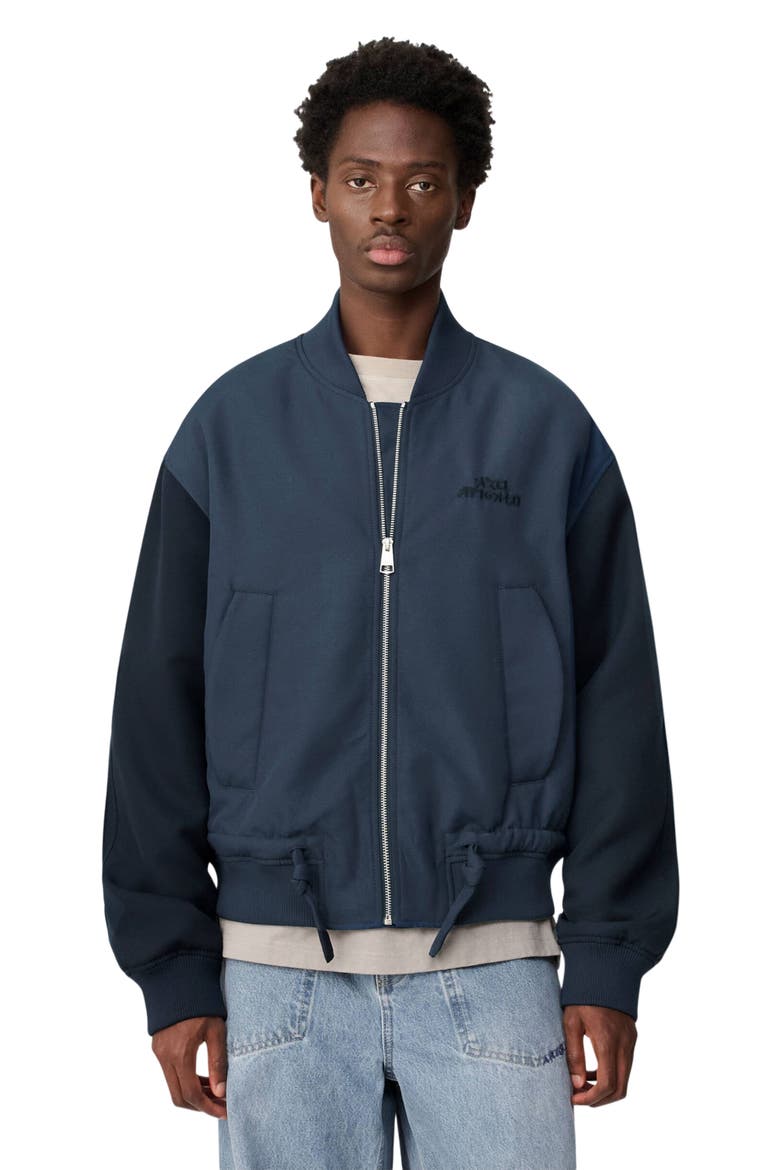 Archer Bomber Jacket, Alternate, color, Navy
