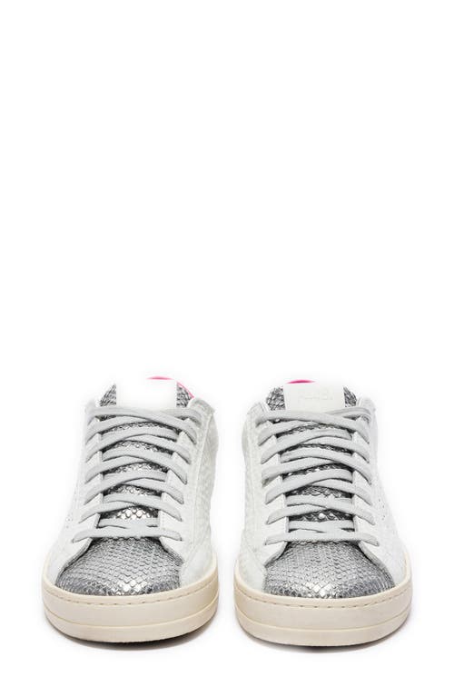 P448 John Sneaker In Silver