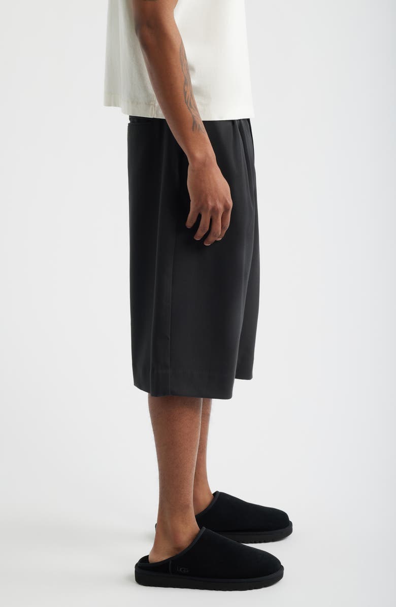Elwood Formal Core Pleated Shorts, Alternate, color, Vintage Black