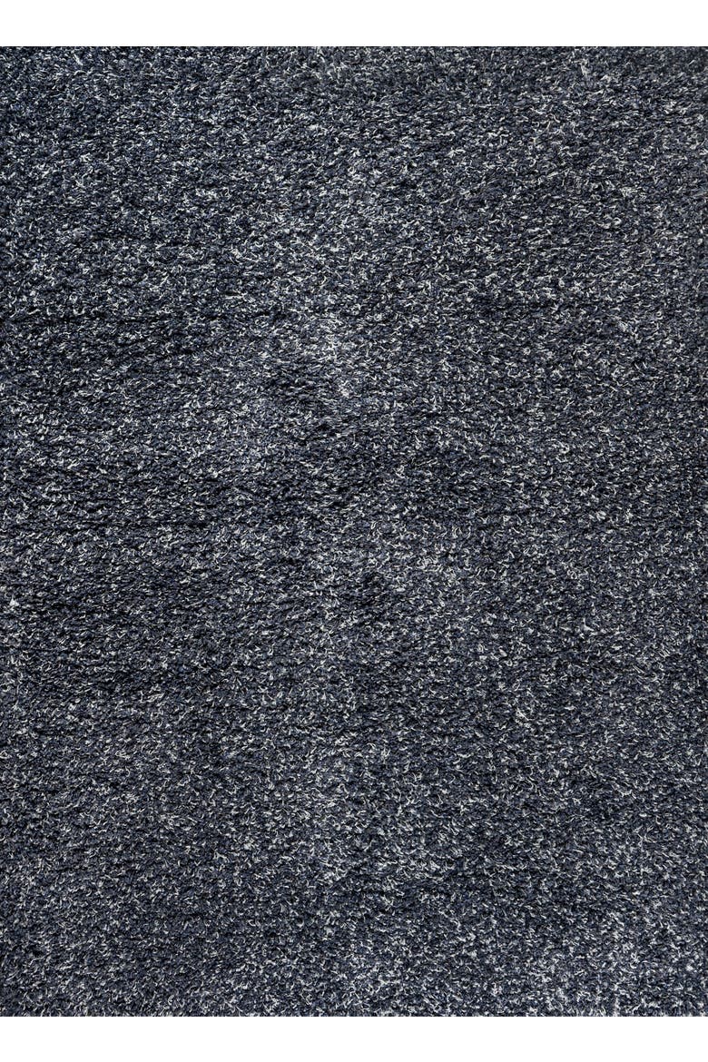 Mercer Shag Plush Area Rug, Main, color, Denim Blue