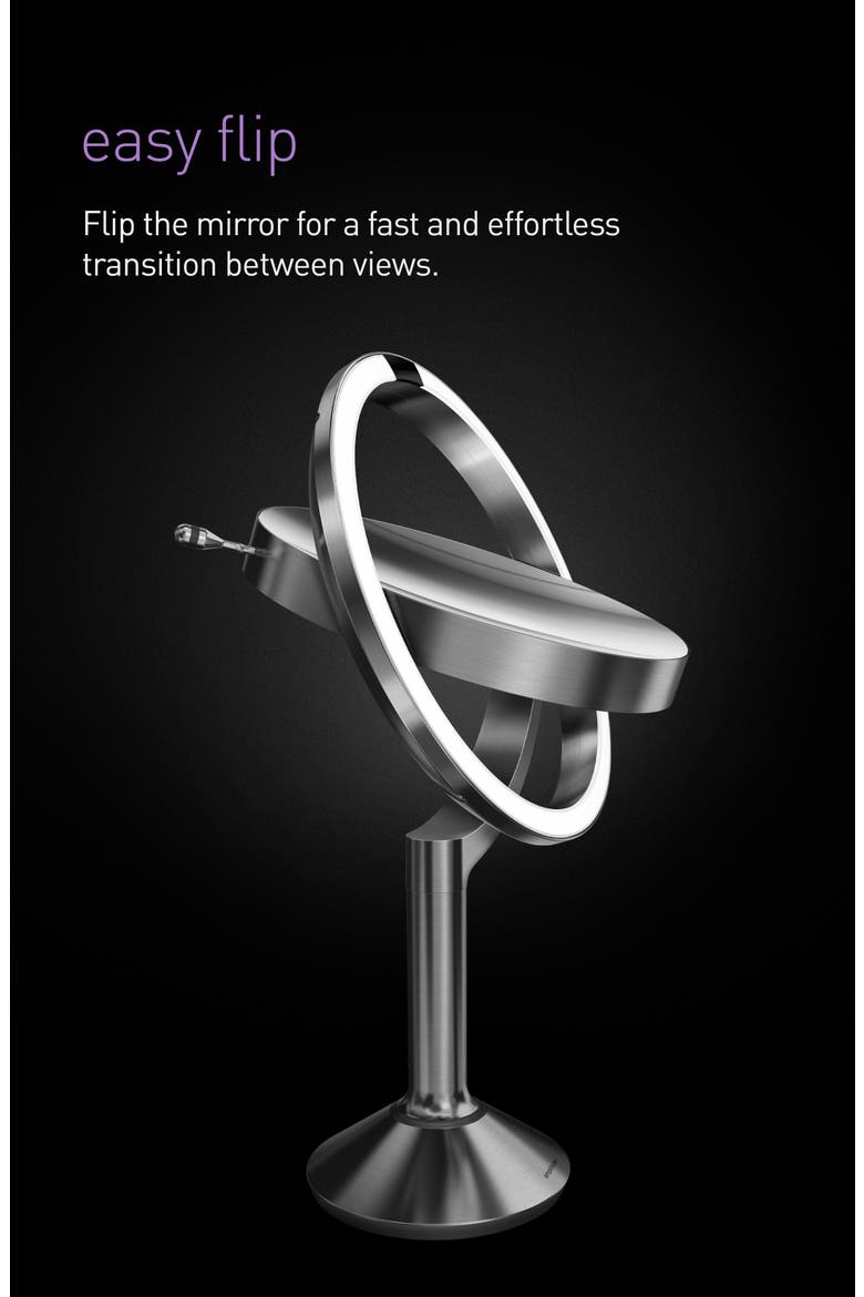 Sensor Mirror Hi-Fi Makeup Mirror, Alternate, color, METALLIC SILVER