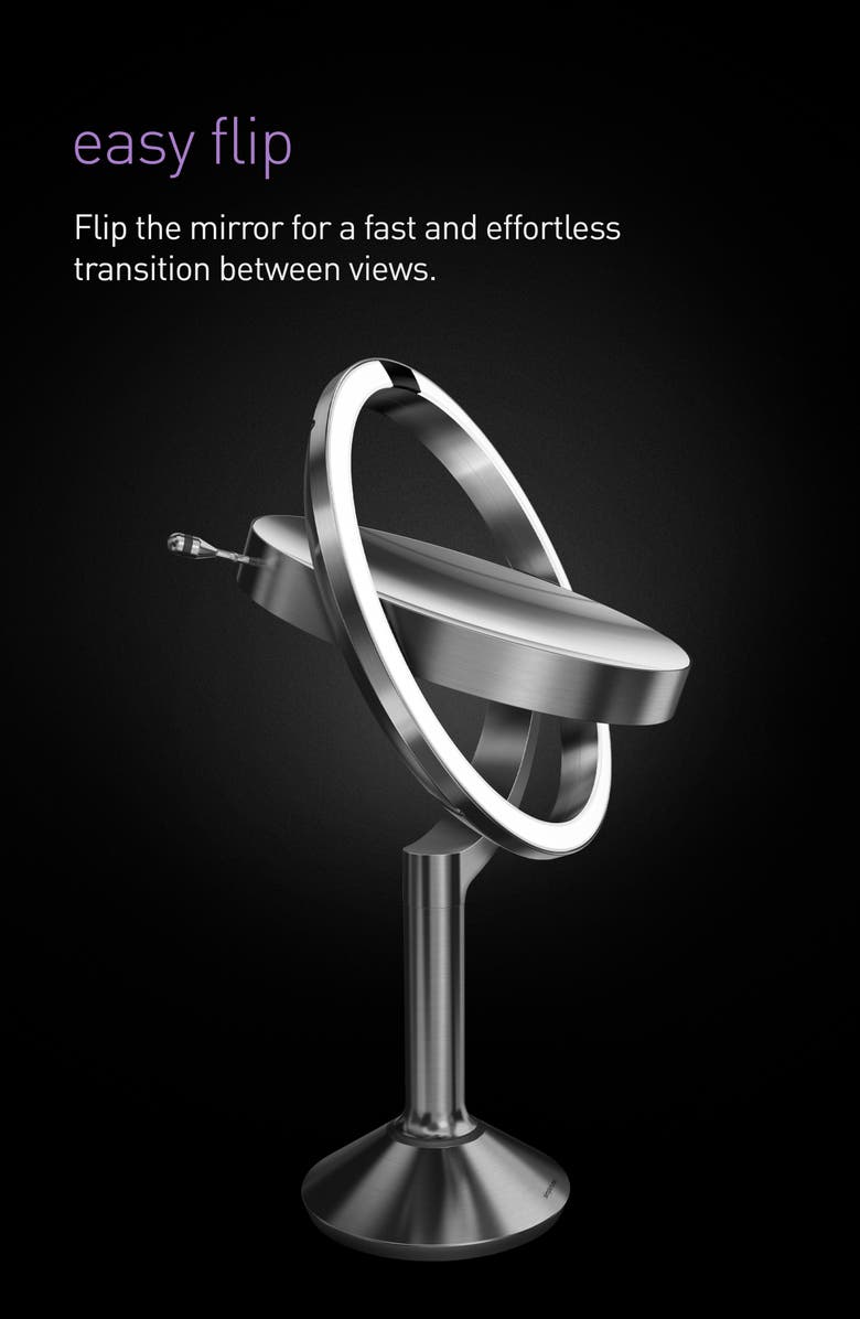 simplehuman Sensor Mirror Hi-Fi Makeup Mirror, Alternate, color, 