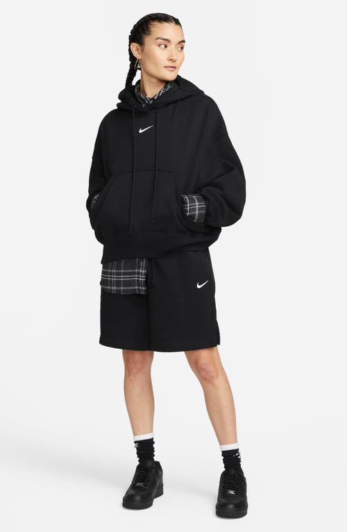 Nike Sportswear Phoenix Fleece Pullover Hoodie In Black