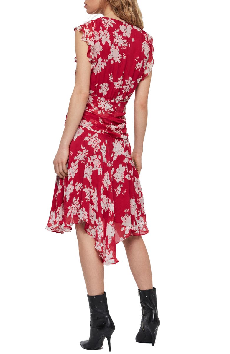 AllSaints Caris Lea Handkerchief Hem Dress, Alternate, color, 