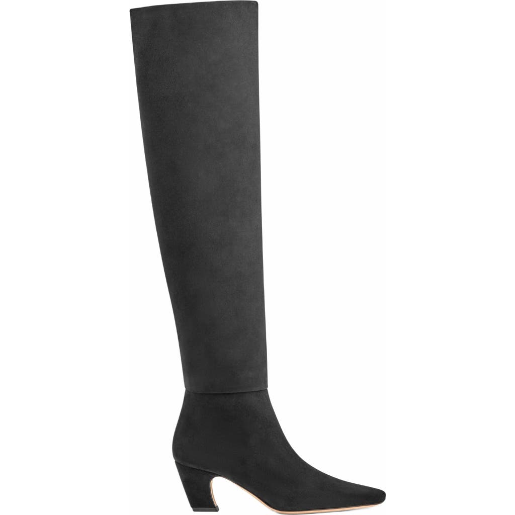 Neil J. Rodgers Meg Over The Knee Boot in Black Suede  product