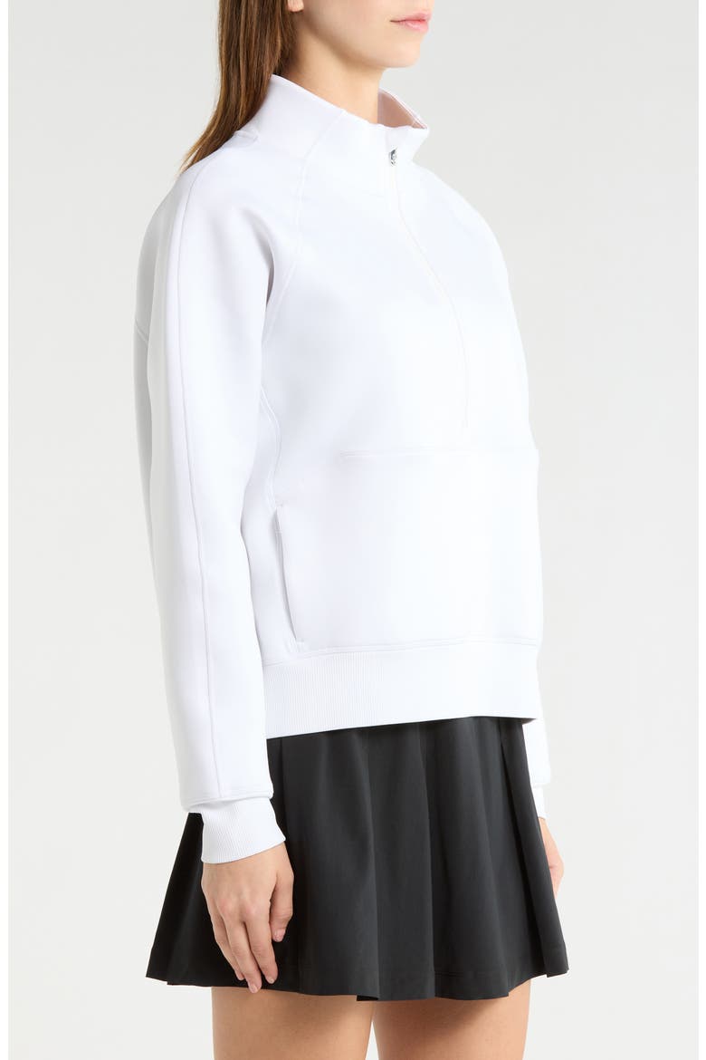 Kristina Half Zip Sweatshirt, Alternate, color, ARCTIC