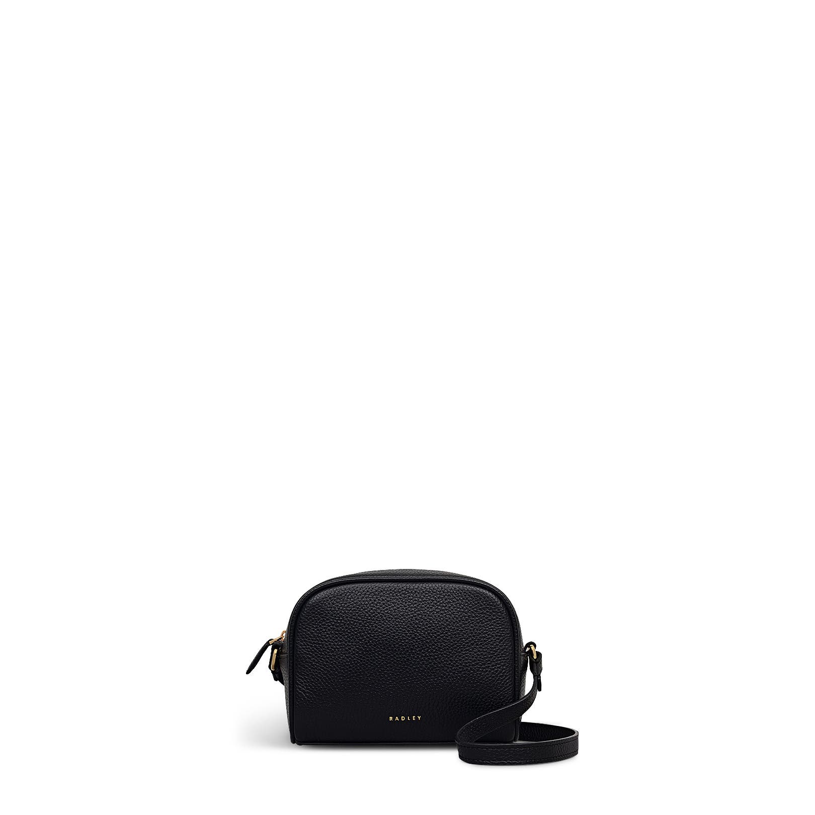 Radley The Daily Mini Zip Around Crossbody Bag, Main, color, Black