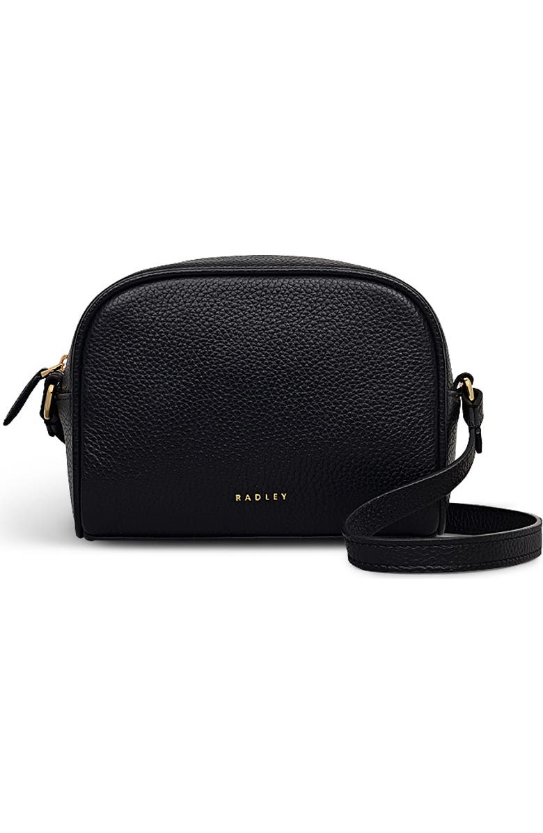 Radley The Daily Mini Zip Around Crossbody Bag, Main, color, Black