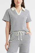 Caslon® French Terry Polo