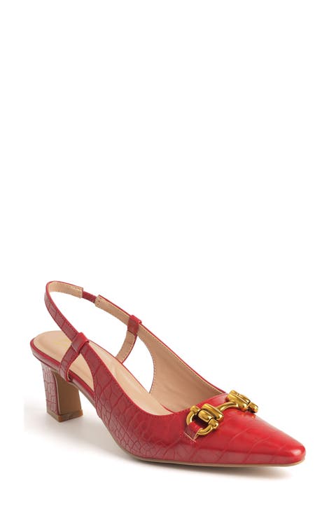 Ilona Horsebit Slingback Pump (Women)