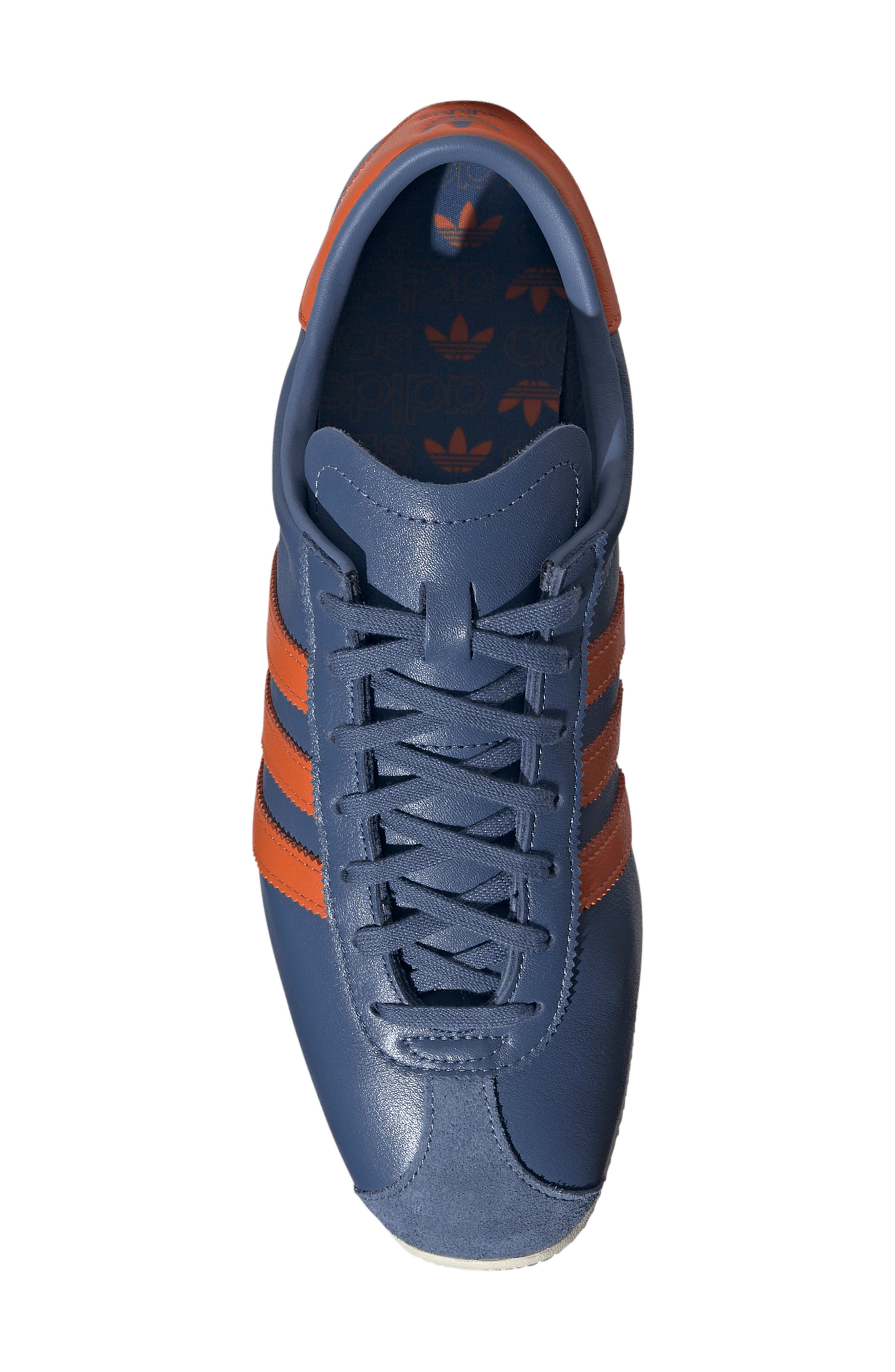 Gender Inclusive Paris Sneaker, Alternate, color, CREW BLUE/ ORANGE/ WHITE
