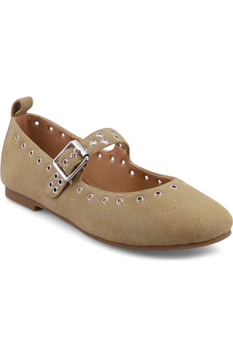 MIA Ulani Grommet Mary Jane Flat, Main, color, Sand