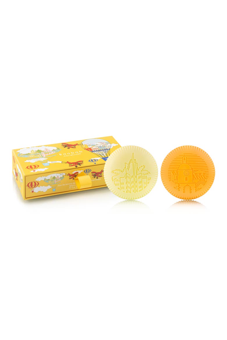 Miami & Saint-Tropez Soap Gift Box, Main, color, YELLOW/ ORANGE