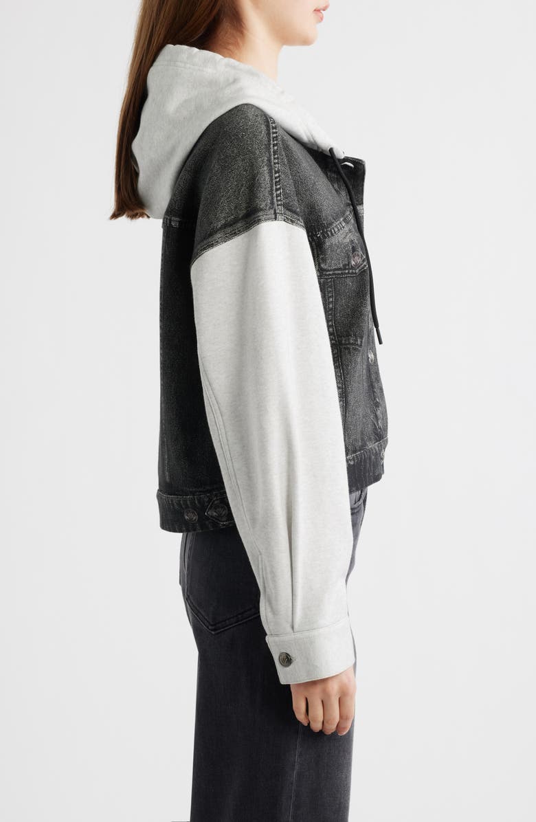 rag & bone rb Miramar Mixed Media Jacket, Alternate, color, Sport Black