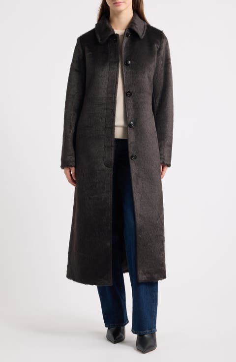 Faux Fur Long Coat