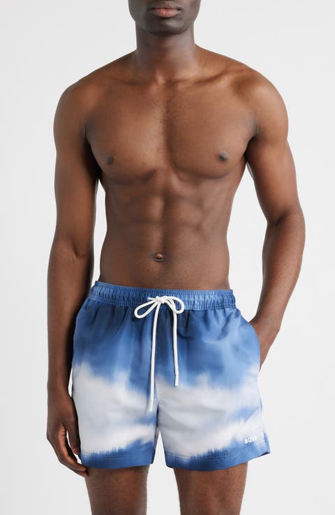 Two-Tone Swim Trunks