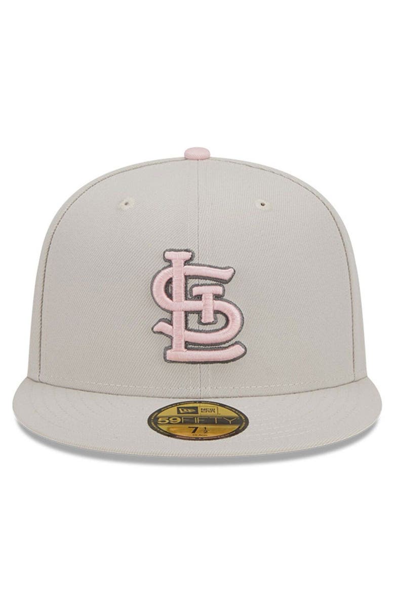 New Era Men's New Era Khaki St. Louis Cardinals 2023 Mother's Day On-Field 59FIFTY Fitted Hat, Alternate, color,