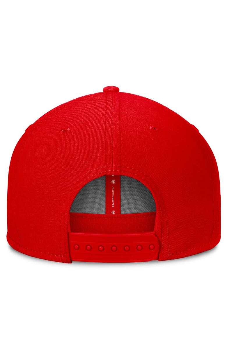 TOP OF THE WORLD Men's Top of the World Red Houston Cougars Fundamental Snapback Hat, Alternate, color,