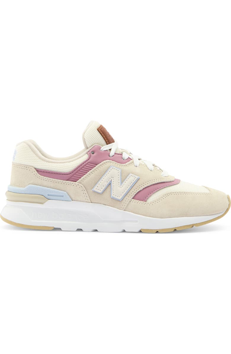 New Balance 997 Sneaker, Alternate, color, Timberwolf/ Rosewood