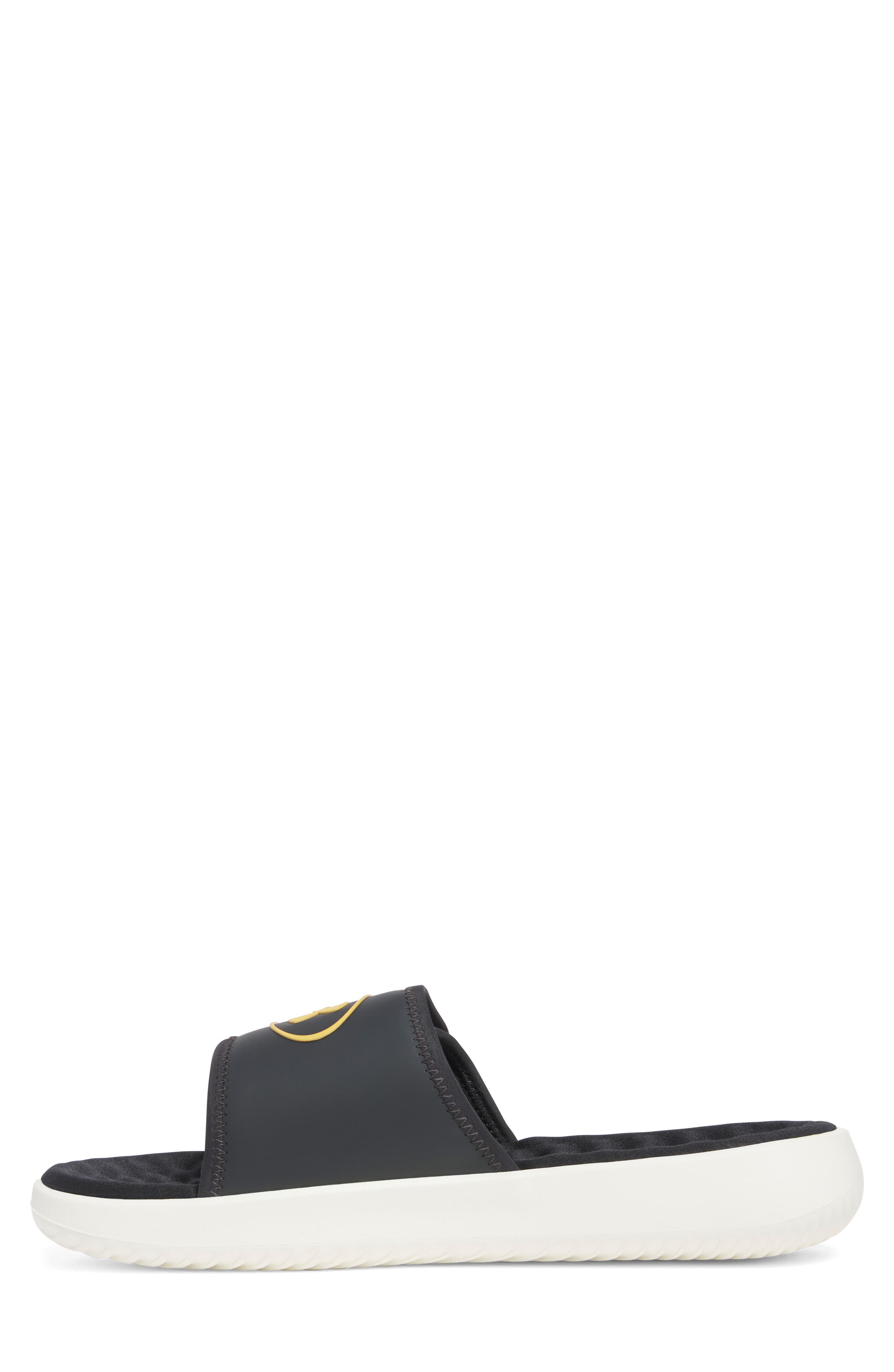 Ignite Pro 8 Slide Sandal, Alternate, color, GALAXY BLACK/ GOLD