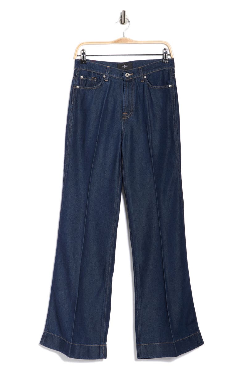 7 For All Mankind Modern Dojo Tailorless High Waist Flare Jeans, Alternate, color, Newnan