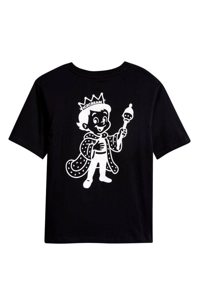 ICECREAM Kids' Ice King Cotton Graphic T-Shirt, Alternate, color, Black