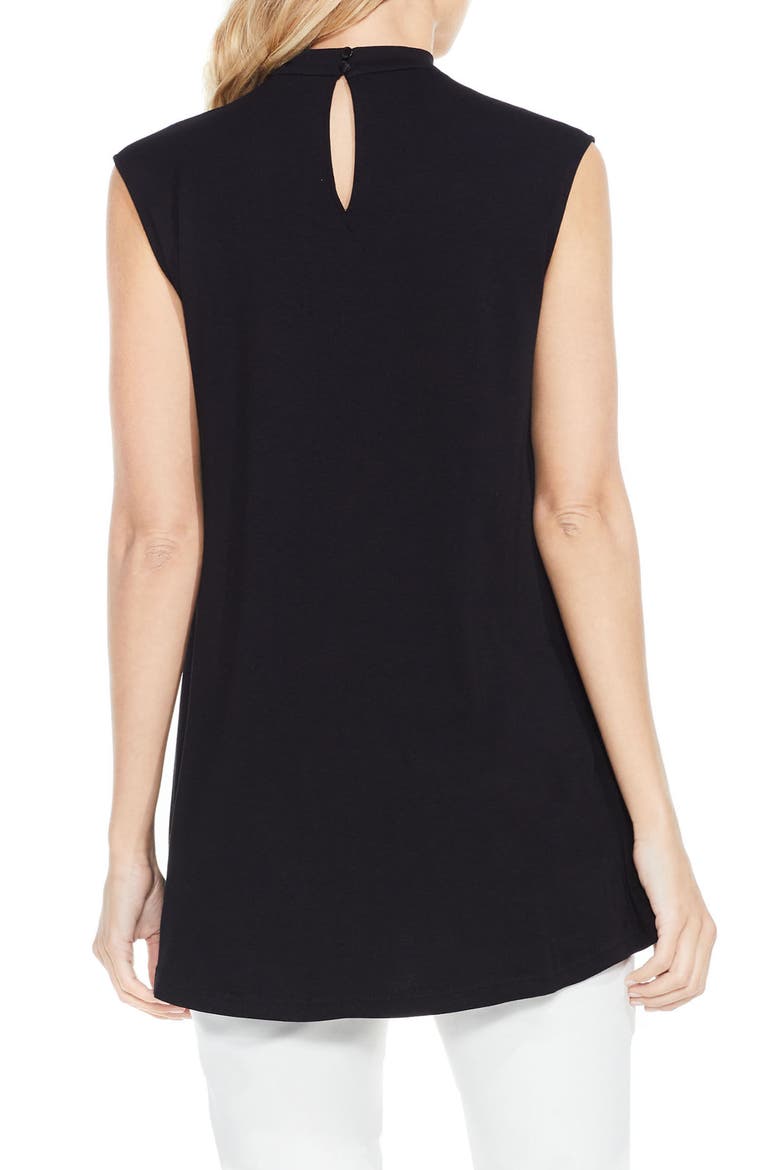 Choker Neck Top, Alternate, color, RICH BLACK