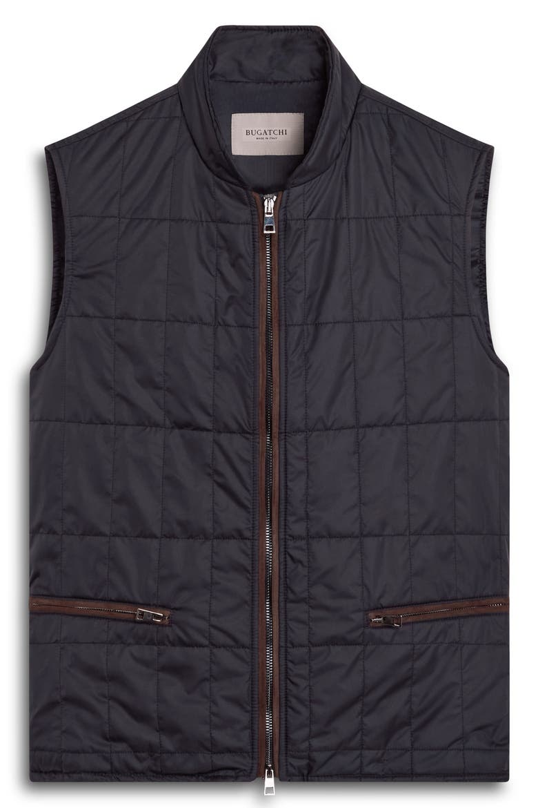 Full Zip Padded Vest, Alternate, color, NAVY