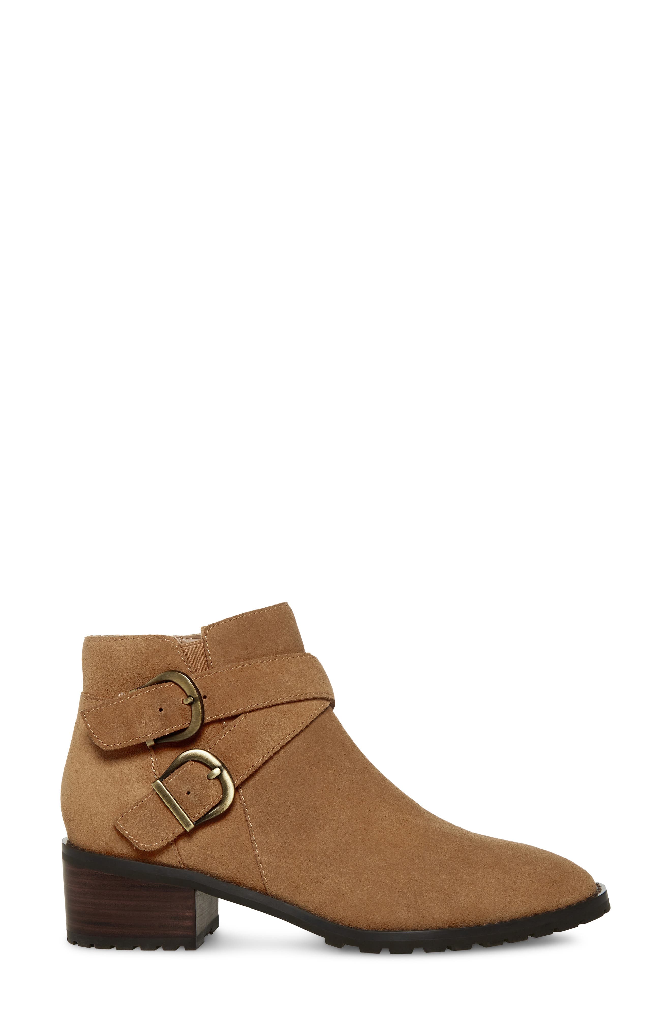 Stolz Waterproof Bootie, Alternate, color, CAMEL SUEDE