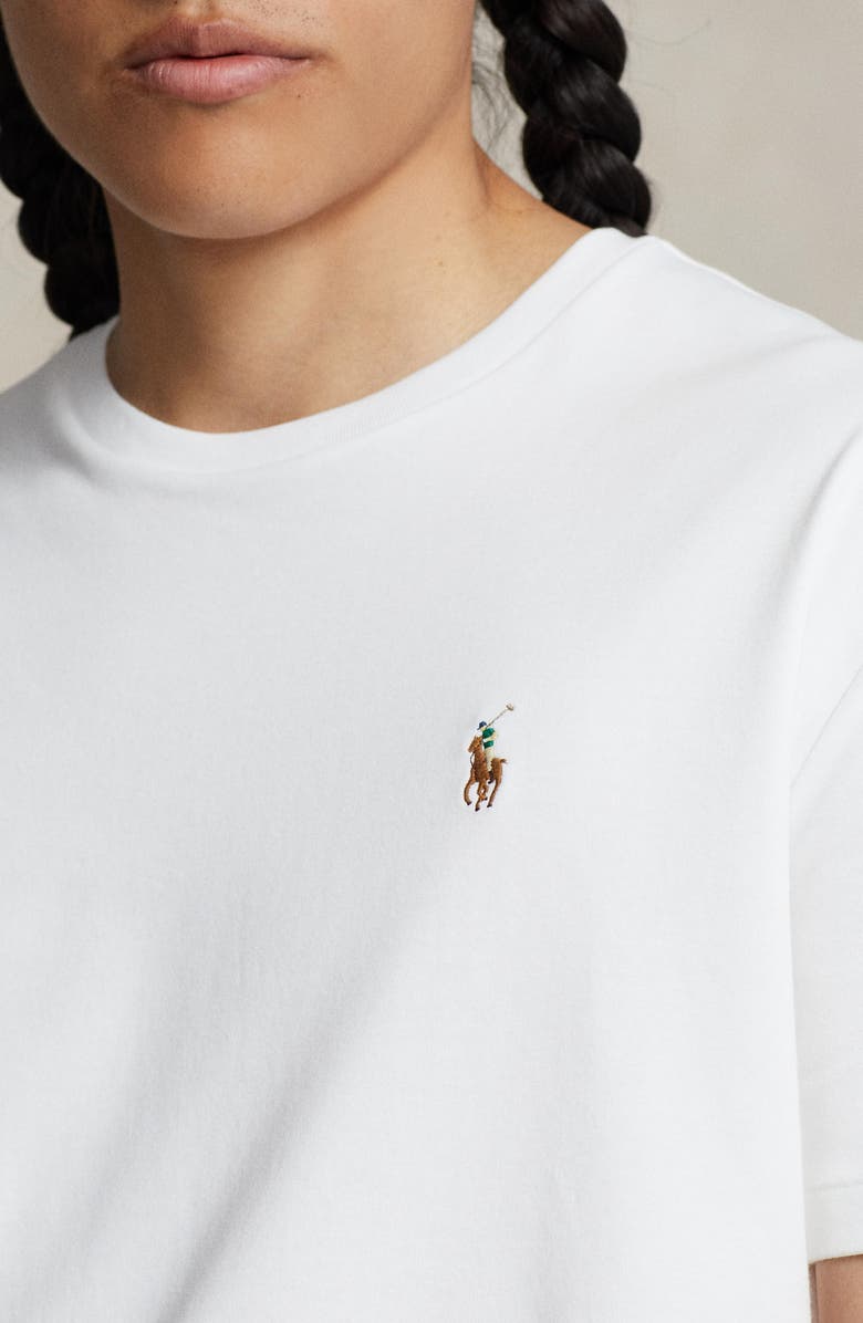 Polo Ralph Lauren Classic Fit Cotton Crewneck T-Shirt, Alternate, color, White